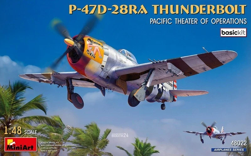 MINIART THUNDERBOLT P-47D-28RA PACIFIC THEATER OPERATION BASIC KIT  1:48 48022 - Immagine 1 di 1