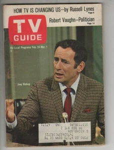 TV Guide Magazine 1968 Joey Bishop, Robert Vaughn MAN FROM UNCLE - Picture 1 of 1