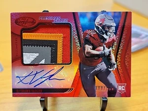 2020 Panini Certified Football KeShawn Vaughn Rookie Freshman Fabric AUTO /199 - Picture 1 of 2