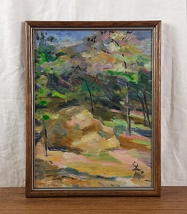Herbstlandschaft, Bäume, Original Ölgemälde, ukrainischer Künstler - Bild 1 von 10