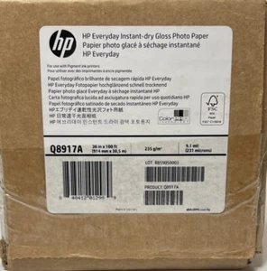 HP Everyday Instant-dry Gloss Photo Paper, 36" x 100' Roll (Q8917A)  - Bild 1 von 1