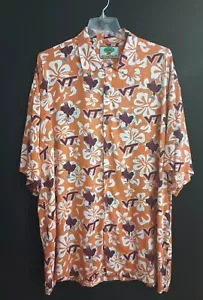 Camisa hawaiana vintage con botones Treefort talla XL de colección Virginia Tech Hokies con botones - Imagen 1 de 13