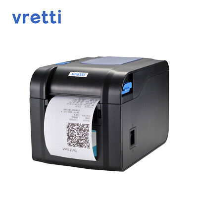 POS Printer VRETTI 80mm USB&Bluetooth Thermal Receipt Printer Restaurant Kitchen • 59.99$