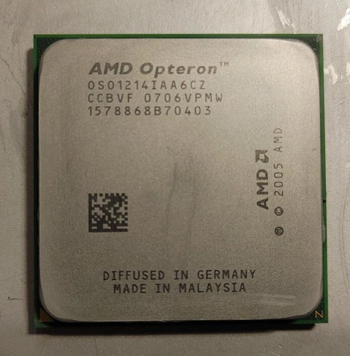 AMD 2nd Gen Opteron 1214 HE Server CPU OSO1214IAA6CZ OSO1214CZWOF AM2 940 pin - Image 1 of 1