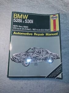 530i 528i BMW Haynes Automotive Repair Manual 1975 thru 1980  New