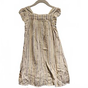 Old Navy Cream and Tan Ruffled Lined Sundress - Picture 1 of 7