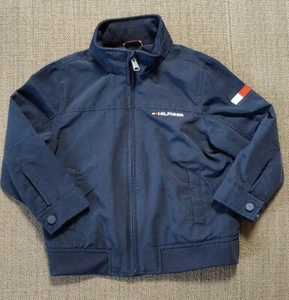 TOMMY HILFIGER Kinder Jacke Windjacke Regenjacke Jungen in Blau Größe XS (4-5) - Bild 1 von 5