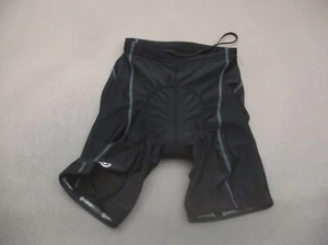 CANARI Size S Womens Black Stretch Inner Pad Elastic Waist Cycling Shorts 652 - Picture 1 of 8