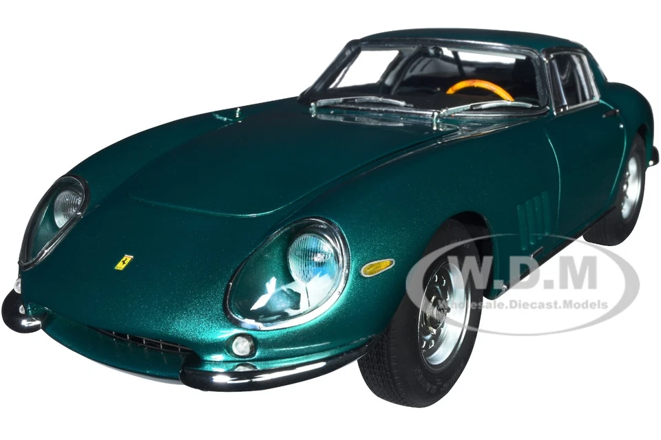1966 FERRARI 275 GTB/C GREEN LTD ED 1000 PCS 1/18 DIECAST MODEL CAR BY CMC M-238