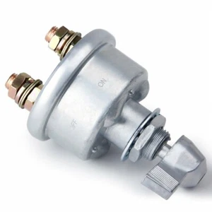 12V Master Battery Disconnect Switch 2 post SPST Kill Cut Off Nascar Marine ATV - Picture 1 of 11