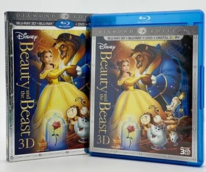 Beauty and the Beast 3D Diamond Edition (3D Blu-ray, DVD 5-Disc) Lenticular Case - Bild 1 von 9