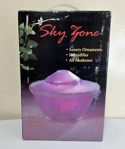 Vintage Sky Zone Cool Water Fountain Decoration Glass Bowl Mist Humidifier - Picture 1 of 8