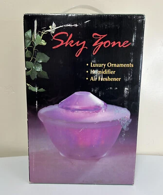Vintage Sky Zone Cool Water Fountain Decoration Glass Bowl Mist Humidifier - Image 1 of 4