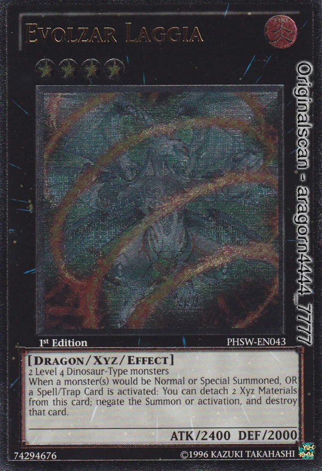 YU-GI-OH, EVOLZAR LAGGIA, UMR, PHSW-EN043, 1. Edition, TOP - Bild 1 von 1