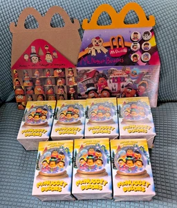 Neu McNugget Buddies komplettes 7 Spielzeugset enthält Golden Plus Box McDonalds Neu in Verpackung - Bild 1 von 4