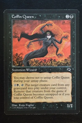 Magic The Gathering MTG COFFIN QUEEN Tempest LP Lightly Played - Image 1 of 2