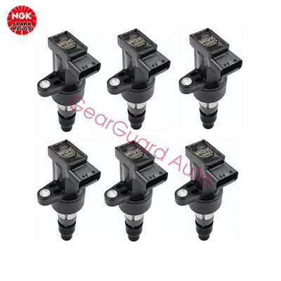 NGK 48924 Coil 6pcs C2S42673 for Jaguar X-Type S-Type V6 2001–2008 OEM 48268 Foto 1 de 4