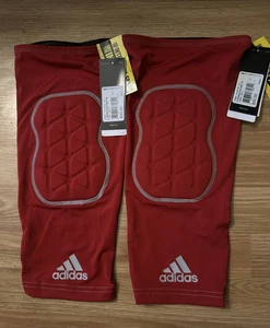 2 neue Adidas Ironskin Knieschützer ROT Volleyball Basketball groß - Bild 1 von 2
