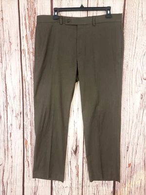 Pantalones de vestir Ralph Lauren 34 x 30 verde poliéster rayón elastano pantalones para hombre Foto 1 de 4