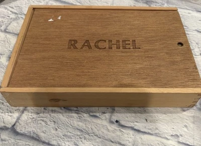 Vtg Kids Wooden Blocks ~ Colorful with Alliteration Phrases in Wood Box - Image 1 of 4