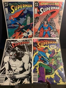 SUPERMAN LOT von x 12 COMICS BÜCHERN DC 1987) VON JOHN BYNER - Bild 1 von 3