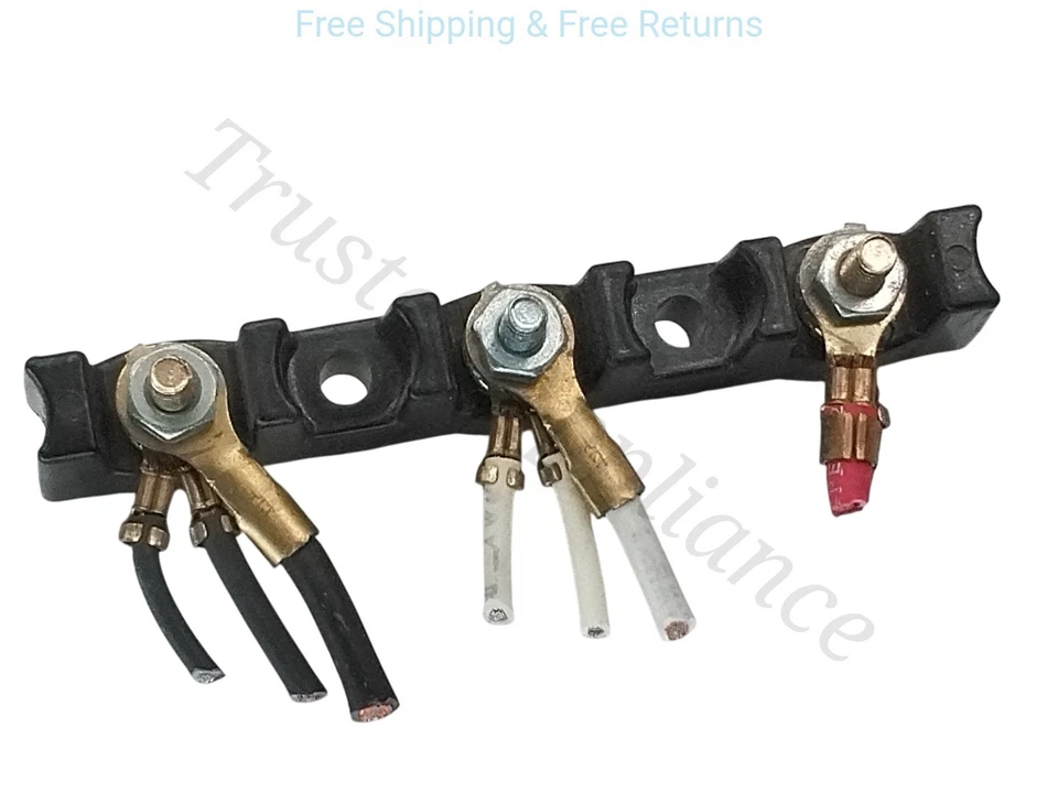 GE Dryer Terminal Block ELEC-TRON CAT No EJ-3 Original OEM - Image 1 of 3