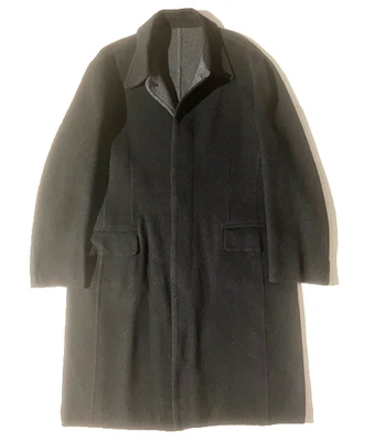 New MALO Mens Grey Double Faced Cashmere Wool Coat sz 42 US 52 It Handmade Italy - Image 1 of 4