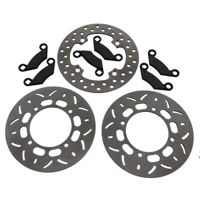 Polaris 300 Hawkeye 2007 4x4 frenos delanteros y traseros rotores de freno y pastillas de freno Foto 1 de 3