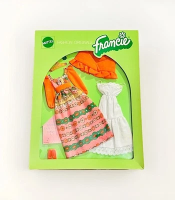 Barbie Vintage 1972 Francie Casey Moda Originales Melocotón Golosinas 3285 NRFB Foto 1 de 4