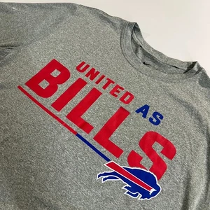 NFL Nike Buffalo Bills United As Bills T-Shirt Uomo Large Bills AFC Dri Fit - Foto 1 di 10