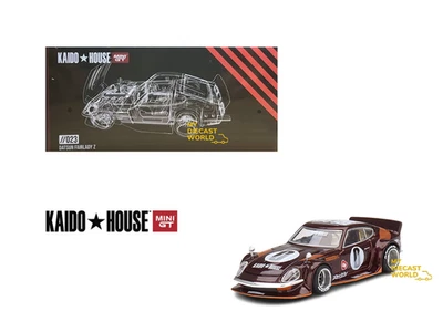 1/64 MINI GT KAIDO HOUSE Datsun Fairlady Z S30Z Wide Spec Dark Red SEALED - Image 1 of 4