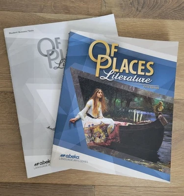 Abeka 8th Grade Of Places Literature Student Kit Mostly Unused - Image 1 of 4