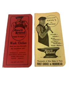 1943/45 Anvil Brand Work Uniforms Advertising Notebook Calendar High Point N.C. - Picture 1 of 7