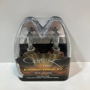 Optilux Hella H71071132 Xy Series H11 Xenon Yellow Halogen Bulbs 12V 55W 2 - Picture 1 of 5