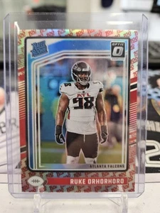 2024 Donruss Optic One Hundred 100 #287 Ruke Orhorhoro RR RC Atlanta Falcons KR - Foto 1 di 2