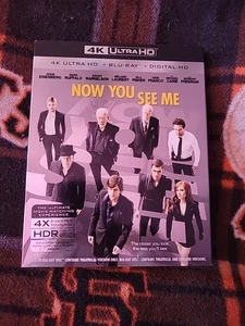 Now You See Me Blu-ray Like New With Rare OOP 4K Slipcover. 4K Disc Is MISSING!! - Picture 1 of 5