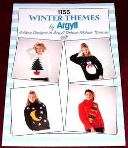 ARGYLL MOHAIR WINTERMOTIVE STRICKMUSTER 4 WEIHNACHTSPULLOVER - Bild 1 von 1