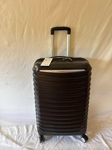 $480 Samsonite Spin Tech 6 Medium Spinner Luggage Hardcase 25" Black - Picture 1 of 8