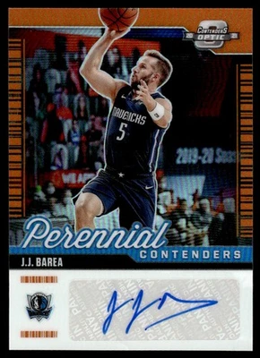 2020-21 Panini Contenders Optic Perennial Autographs Orange J.J. Barea Auto - Image 1 of 2