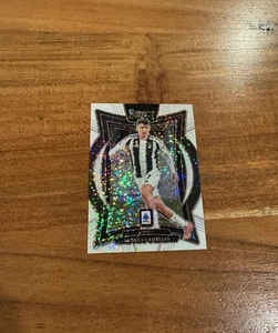 Andrea Cambiaso 2024-25 Panini Select Serie A White Sparkle Prizm SSP NRMT+ Juv - Bild 1 von 2
