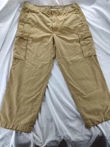 Tommy Bahama braune Cargo Seidenmischung Herren Hose 40X28 70% SEIDE! - Bild 1 von 9