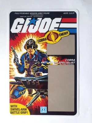 REPRO Reproducción GI JOE PERSONALIZADO 84 CHATARRA HIERRO TARJETERO Figura Archivo Tarjeta Sin usar, en caja Foto 1 de 2