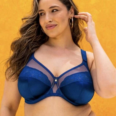Elomi  Cate Allure EL3934 Lapis Full Cup Banded Bra US 38G- 38F UK - Image 1 of 3