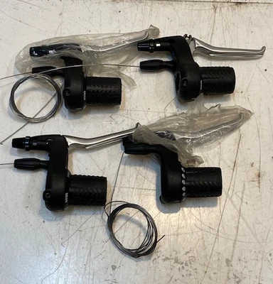 4 Quantity of SRAM SRT 450-11 3-Speed Grip Shifter & Brake Levers (4 Quantity) - Image 1 of 4