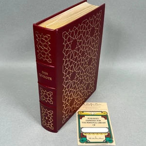 EASTON PRESS Don Quixote by Cervantes, Collector's Ed, 1979,  Leather NICE COPY - Foto 1 di 19