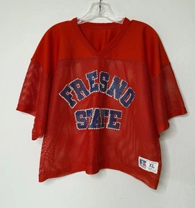 Vintage Russell Athletic Fresno State College Practice Jersey Size XL Red Gym - Picture 1 of 10