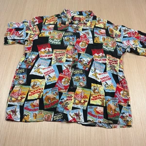 Vintage Reyn Spooner Mickey Mouse Disney Pluto Donald Duck Hawaiian Shirt XXL - Picture 1 of 9