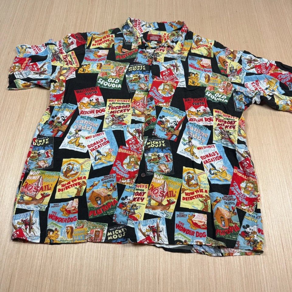 Vintage Reyn Spooner Mickey Mouse Disney Pluto Donald Duck Hawaiian Shirt XXL - Image 1 of 4
