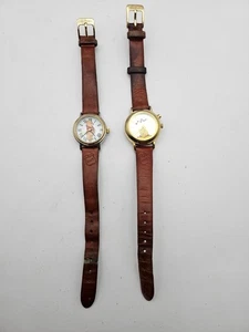 Paar Vintage Winnie Puuh Armbanduhren neue Batterien funktionieren eine singende - Bild 1 von 9