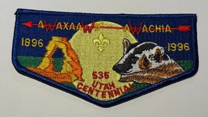 OA Lodge 535 Awaxaawe Awachia Utah Centennial 1996     Boy Scout DC4 - Picture 1 of 1